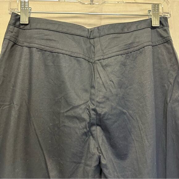 Vintage Casual Corner Women’s Navy Blue Wide Leg Ankle-Length Pants, Size 2 - Picture 4 of 9